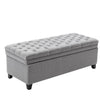 Upholstered Storage Ottoman Bench Chesterfield Bed End Hallway Seat Long Stool