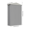 Garden Sheds Steel Shed House Tool Storage Outdoor Garage Apex Roof