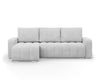 ABRIELLE Corner Sofa Bed with Storage Pull-Out Guest Bed Reversible Side