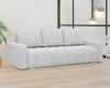 ABRIELLE Sofa Bed with Storage Pull-Out Guest Bed New Grey Cream Beige