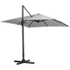 3M Garden Patio Roma Sun Parasol Banana Cantilever Outdoor Yard Hanging Umbrella
