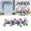 Artificial Flower Row Floral Wedding Arch Arrangement Top Table Backdrop Decor