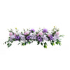 Wedding Artificial Rose Flower Row Arch Floral Ornament Background Arrangement