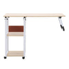 Portable Overbed Chair Dining Tray Table Mobility Aid Disability Desk On Wheels