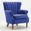 Fireside Fabric Occasional Armchair Padded Seat Sofa Lounge Shell WingBack Chair