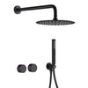 Brass Round Bathroom Rainfall Shower System Mixer Valve Set Bathtub Faucet Taps