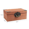 Retro Wood Treasure Box Chest Trunk Jewelry Gift Storage Case with Metal Lock UK