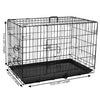 Metal Dog Cage Puppy Training Crate Pet Carrier Small Medium Large XL XXL Metal