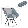 UK Foldable Outdoor Beach Camping Chair Ultralight Portable Mountaineering Chair