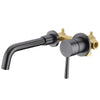 Bathroom Brass Basin Mixer Taps Swivel Spout Sink Faucet Brushed Gold,MetalGun