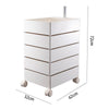 Kitchen Pantry Cabinet Pull Out Rotating Storage Shelf Sofa Bedroom Side Cabinet