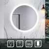 LED Bathroom Mirror Touch Sensor Illuminated Light with Demister Wall Mounted