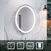 LED Bathroom Mirror Touch Sensor Illuminated Light with Demister Wall Mounted