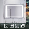 LED Bathroom Mirror with Demister Sensor Infrared Illuminated Light Wall Mounted
