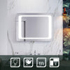 LED Bathroom Mirror with Demister Sensor Infrared Illuminated Light Wall Mounted