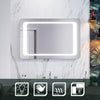LED Bathroom Mirror with Demister Sensor Infrared Illuminated Light Wall Mounted