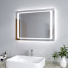 LED Bathroom Mirror with Demister Pad Illuminated Lights Touch Wall Mounted IP44