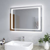 LED Bathroom Mirror with Demister Pad Illuminated Lights Touch Wall Mounted IP44