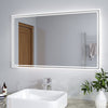 LED Bathroom Mirror with Demister Pad Illuminated Lights Touch Wall Mounted IP44