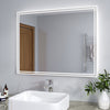 LED Bathroom Mirror with Demister Pad Illuminated Lights Touch Wall Mounted IP44