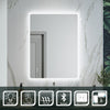 LED Bathroom Mirror withDemister Bluetooth Speaker Shaver Socket Touch Sensor