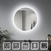 LED Bathroom Mirror withDemister Bluetooth Speaker Shaver Socket Touch Sensor