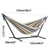 2 Person Hammock with Stand Garden Camping Outdoor Patio Swing Bed Chair