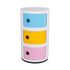 Round Storage Unit Bathroom Cabinet Chest Cupboard Side Table Vintage Postbox UK
