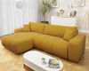 Corner Sofa Bed with Storage Universal Corner Side Velour Fabric FURYN MAXI