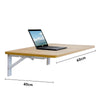 Folding Wall Table Drop Leaf Writing Laptop Desk Foldable Floating Storage Shelf