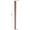 4x Wooden Furniture Round Tapered Feet Legs For Bed Stools Sofa Chair Cabinet UK
