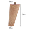 Set of 4 Oak Wood Furniture Legs Feet 10° Angled Oblique Tapered Stand Hoolder