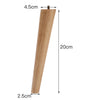 Set of 4 Oak Wood Furniture Legs Feet 10° Angled Oblique Tapered Stand Hoolder