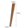 Set of 4 Oak Wood Furniture Legs Feet 10° Angled Oblique Tapered Stand Hoolder