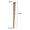 Set of 4 Oak Wood Furniture Legs Feet 10° Angled Oblique Tapered Stand Hoolder