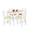 Panana Solid Pine Dining Table 2/4Chairs Bistro Set Kitchen Home Furniture