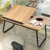Folding Laptop Table Bed Tray Sofa Lap Desk Notebook Stand Adjustable Height NEW
