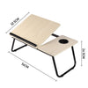 Sofa Bed Breakfast Tray Writing Folding Desk Adjustable Tilt Laptop Table Stand