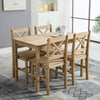Classic Solid Wooden Dining Table and 4 or 2 Chairs Set Kitchen Home