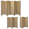 Hand Made Weave Wicker Folding Room Divider Privacy Screen Separator 3/4/6 Panel