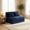 4-in-1 Folding Sofa Bed Convertible Lazy Floor Couch Futon Mattress Single Guest