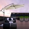 4 Size&5 Color Patio Parasol Sunshade Outdoor Canopy Tilt Crank Garden Umbrella