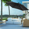 4 Size&5 Color Patio Parasol Sunshade Outdoor Canopy Tilt Crank Garden Umbrella
