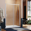 Shower Enclosure And Tray Sliding Door 8mm Nano Glass Screen With Side Panel