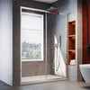 Sliding Shower Enclosure Door And Tray Bathroom Glass Cubicle With Side Panel