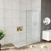 Walk In Shower Enclosure Screen With 300mm Flipper Panel Wet Room Glass Door