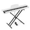 ♬Mustar 88 Key Semi Weighted Digital Piano Portable Keyboard Stool Chair