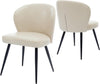 Set of 2 Home Kitchen Upholstered Dining Chair Sturdy Seating For Dining Room