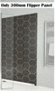 Walk In Shower Enclosure Screen With 300mm Flipper Panel Wet Room Glass Door