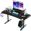 1.8m XXL Gaming Desk LED RGB Computer Table Elevated Monitor Stand Keyboard Tray
